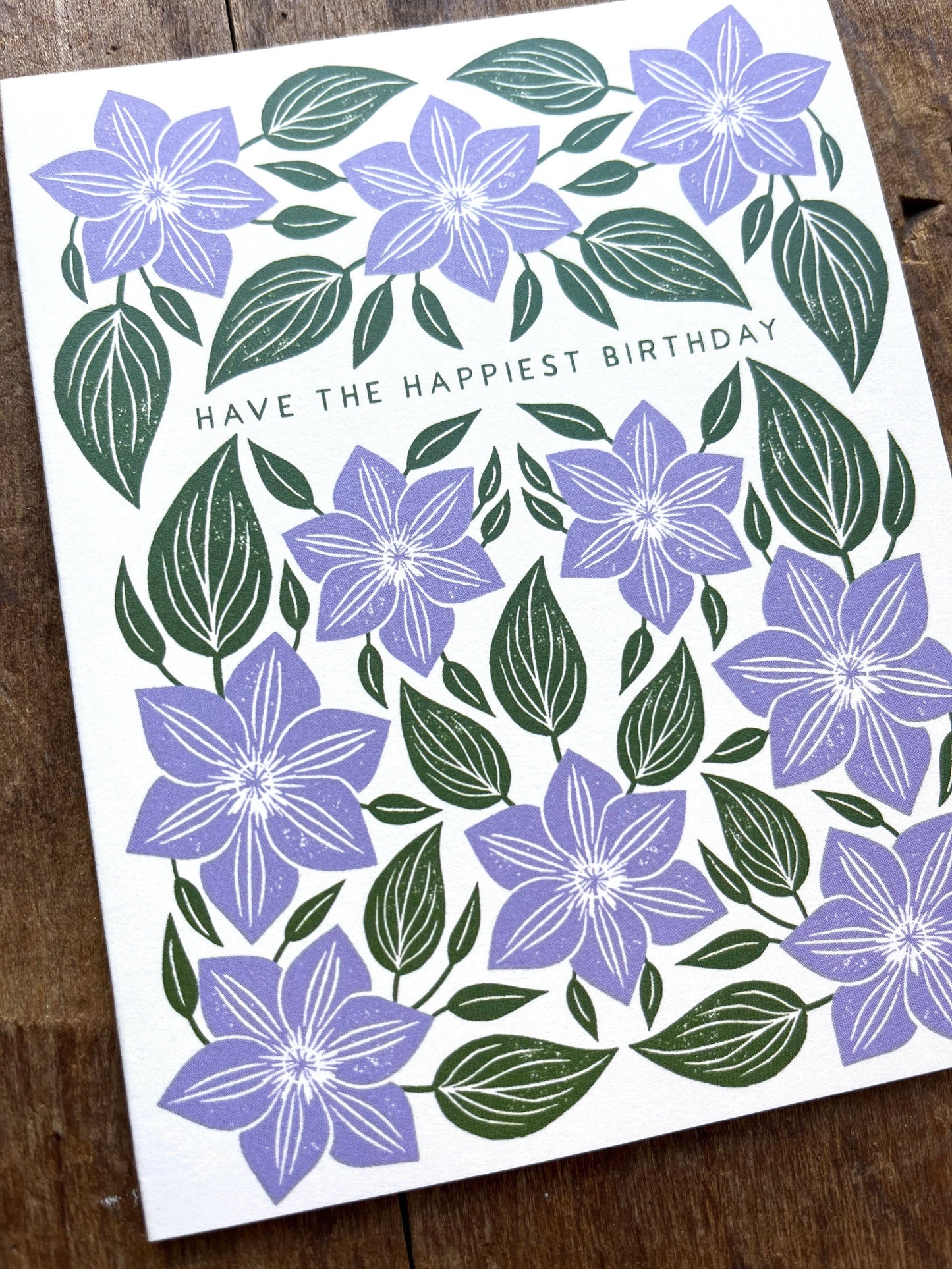 Happy birthday greeting card
