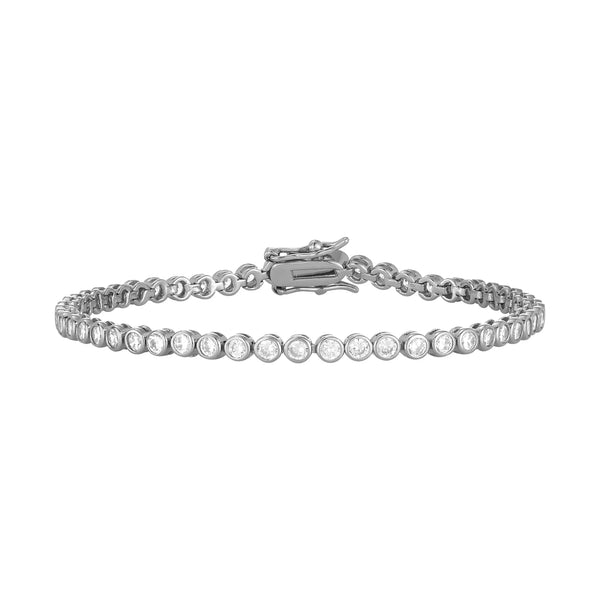 ADELINE TENNIS BRACELET STERLING SILVER