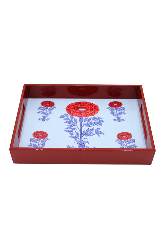 Araminta Lacquerware Rectangular Tray - Inner Child
