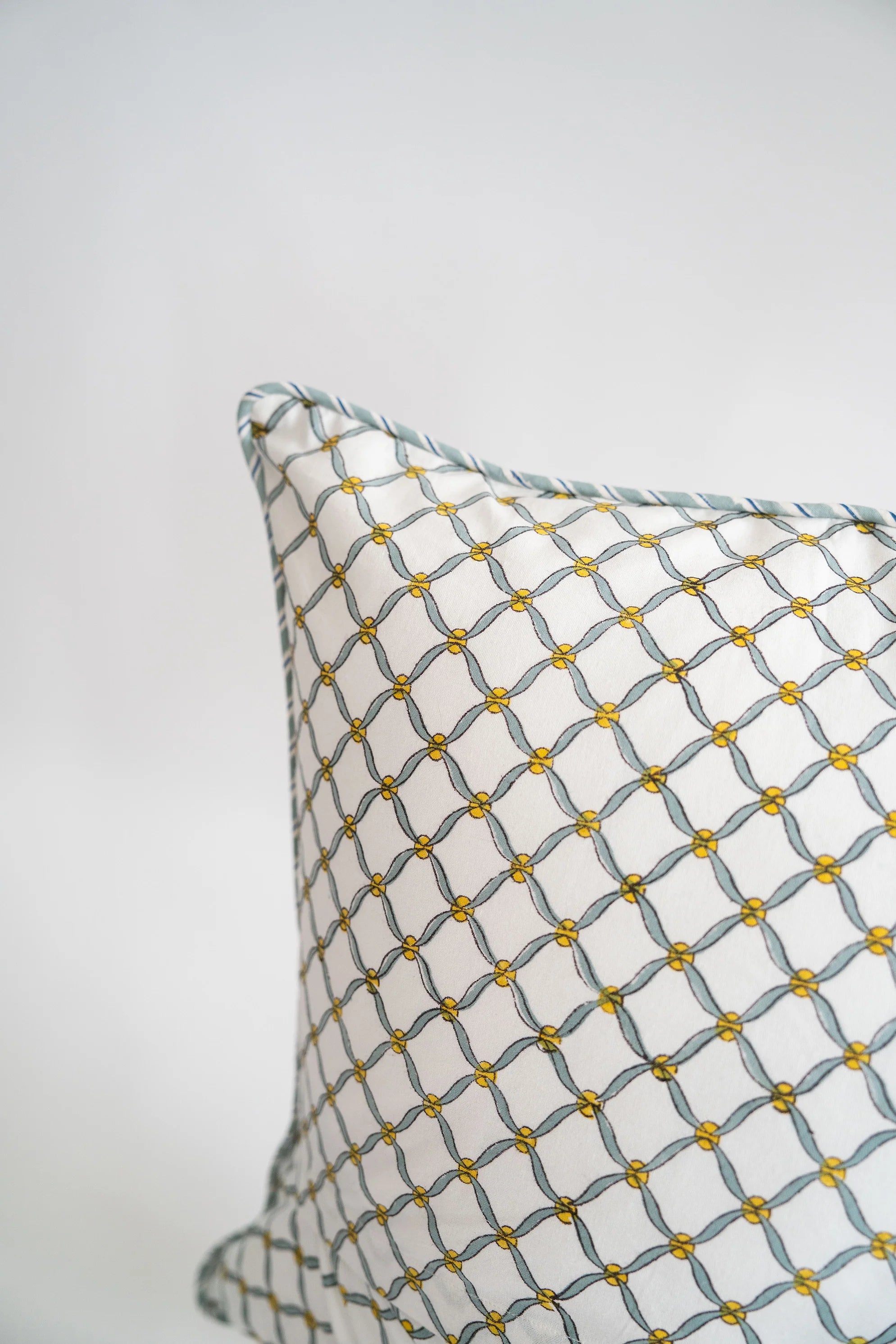Inner Child Poppy Blockprint Pillow - Thumbnail 2