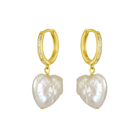 noa huggies gold earrings