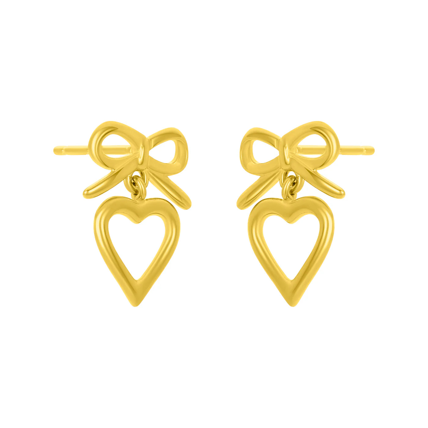 Valentine's Studs Gold