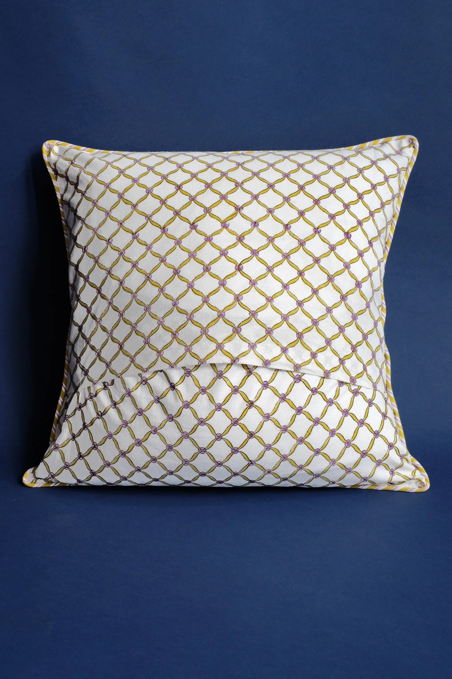 Green Botanical Study Blockprint Pillow Case 18"x18" - Inner Child