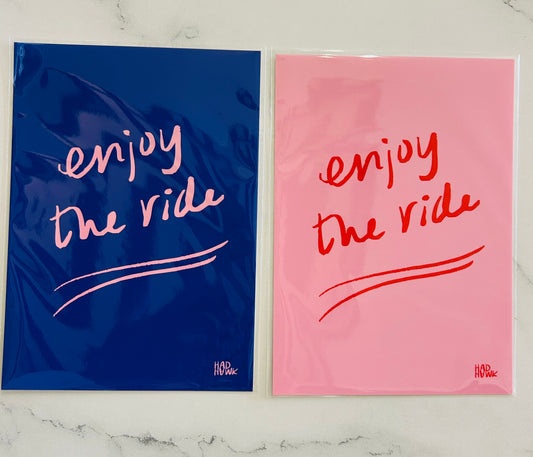 Enjoy the Ride - 5"x7" Print by Hadhawk
