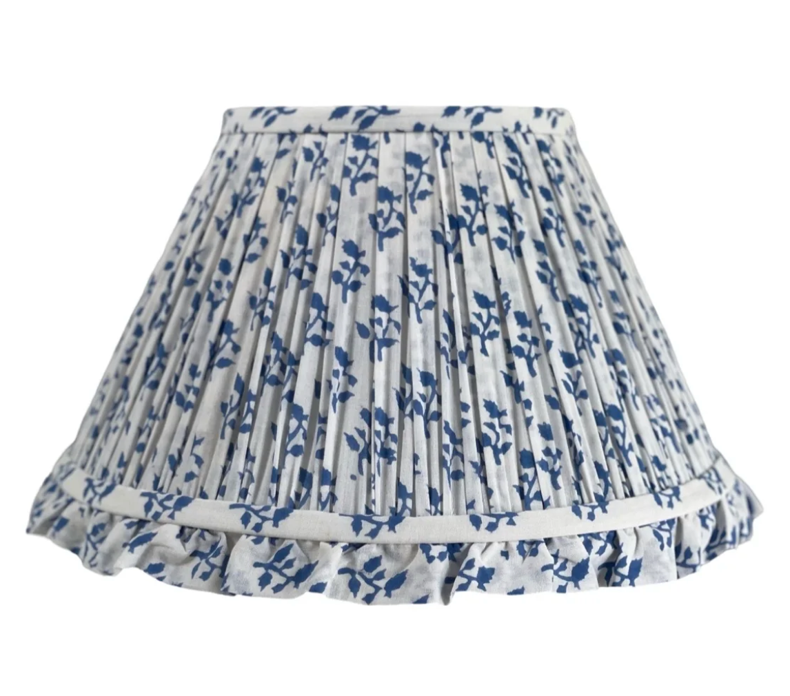 Gardenia Frill Lamp Shade - The Ginger Jar Lamp Co.