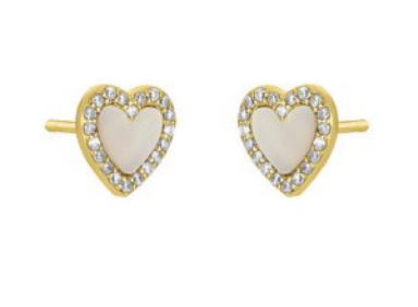 Alana Heart Studs