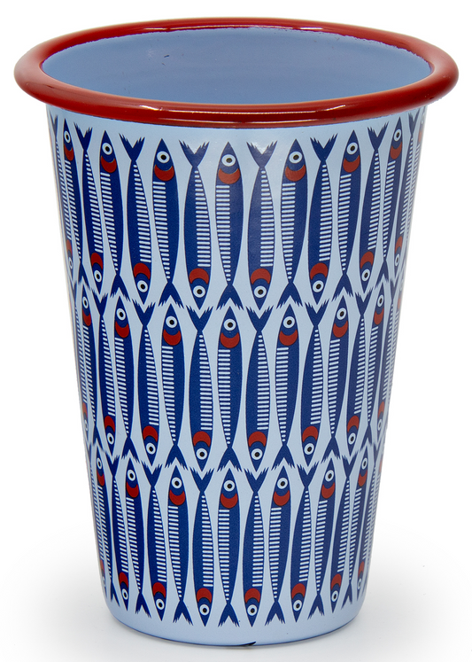Mur by Ayca x CCH Anchovies 14 oz Tumbler, Red Rim