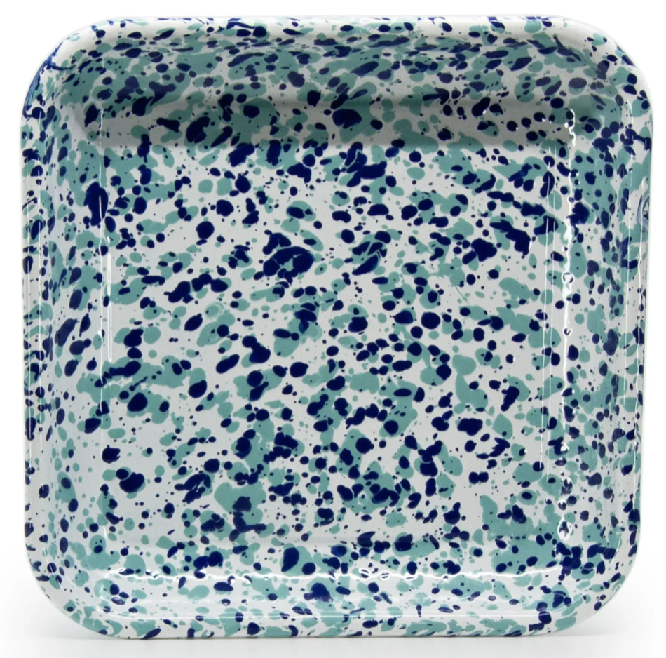 Ocean Swirl Square Tray - 1