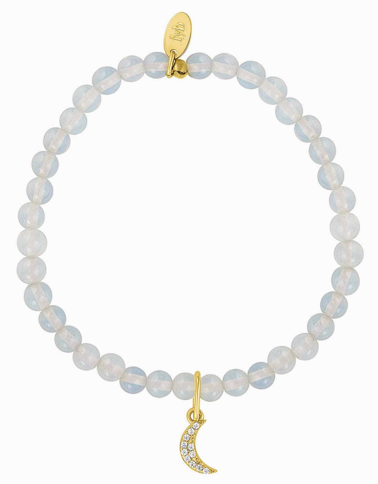 Opal Moon Charm Bracelet - Mommy & Me