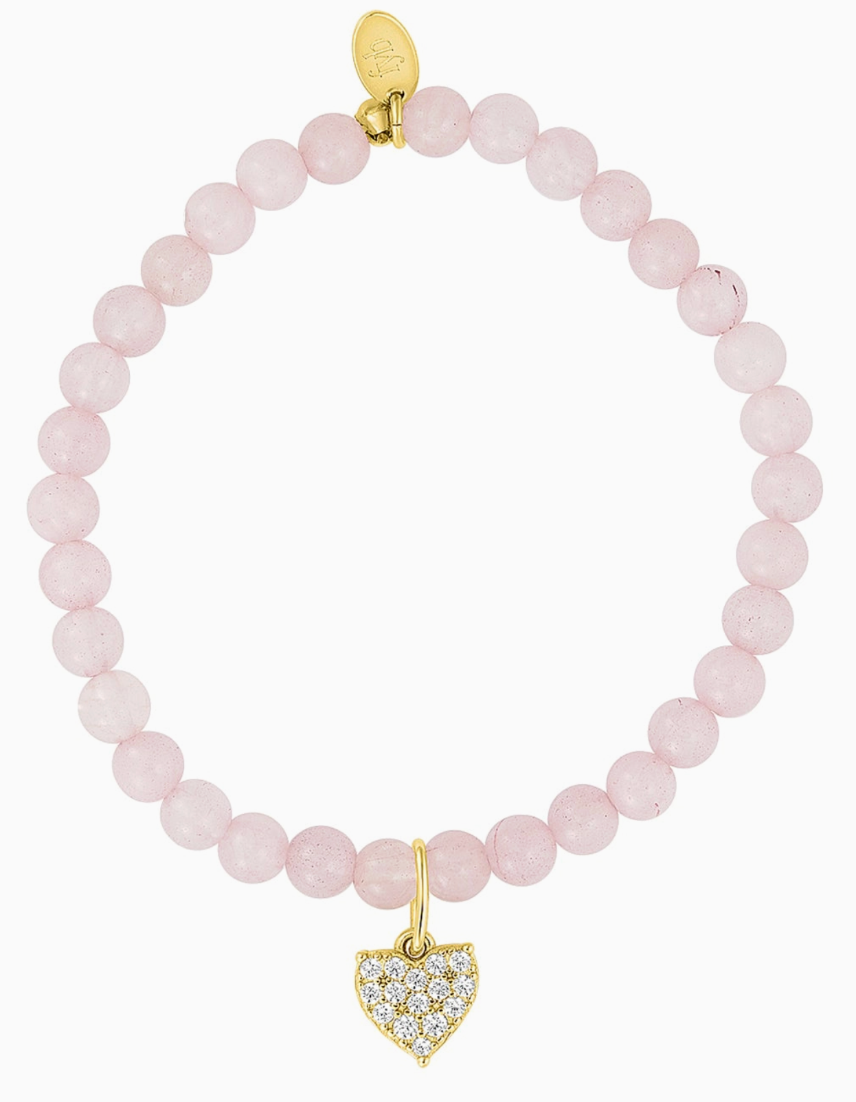 Heart & Rose Pink Charm Bracelet - Mommy & Me