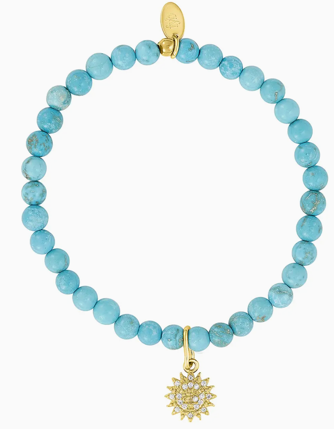 Turquiose Sun Charm Bracelet - Mommy & Me