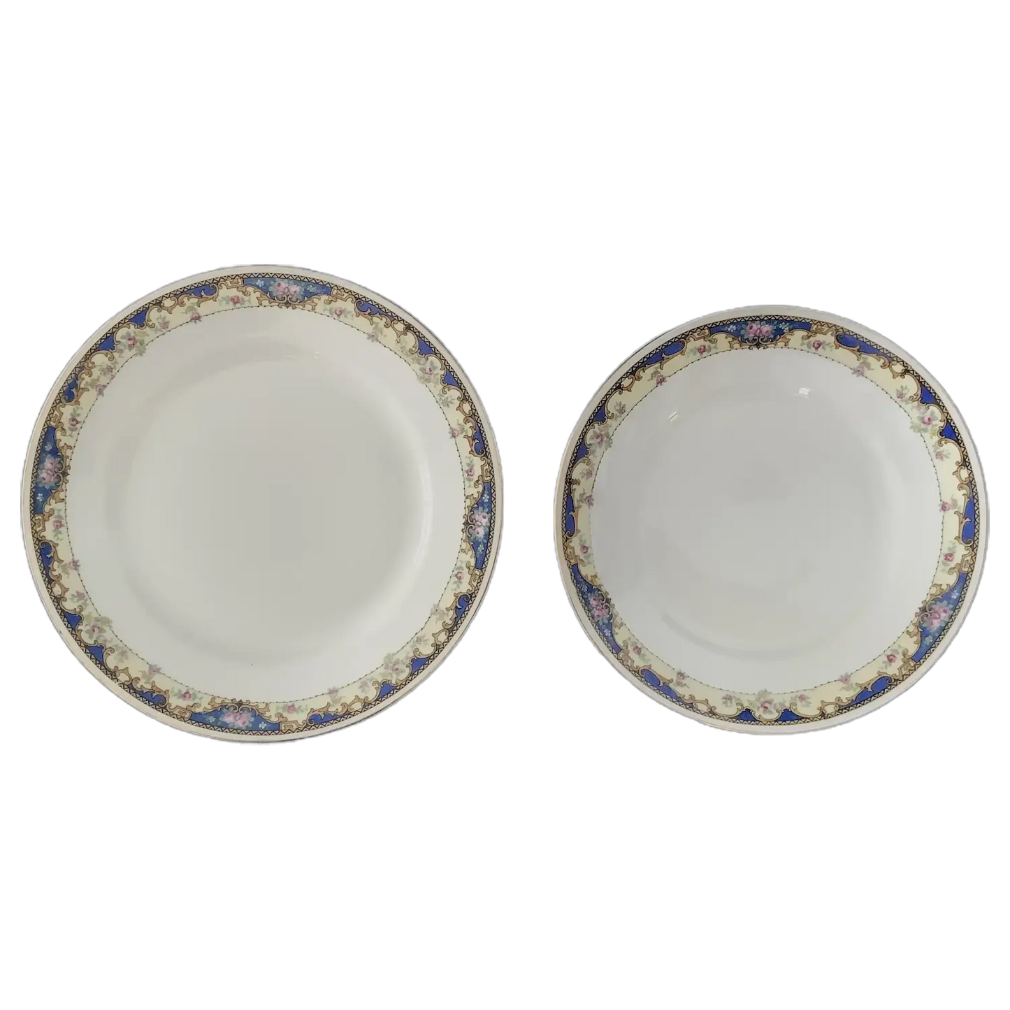 Union “K” Klosterle Bone China Plates/Bowl - Made in Czech-Slovakia