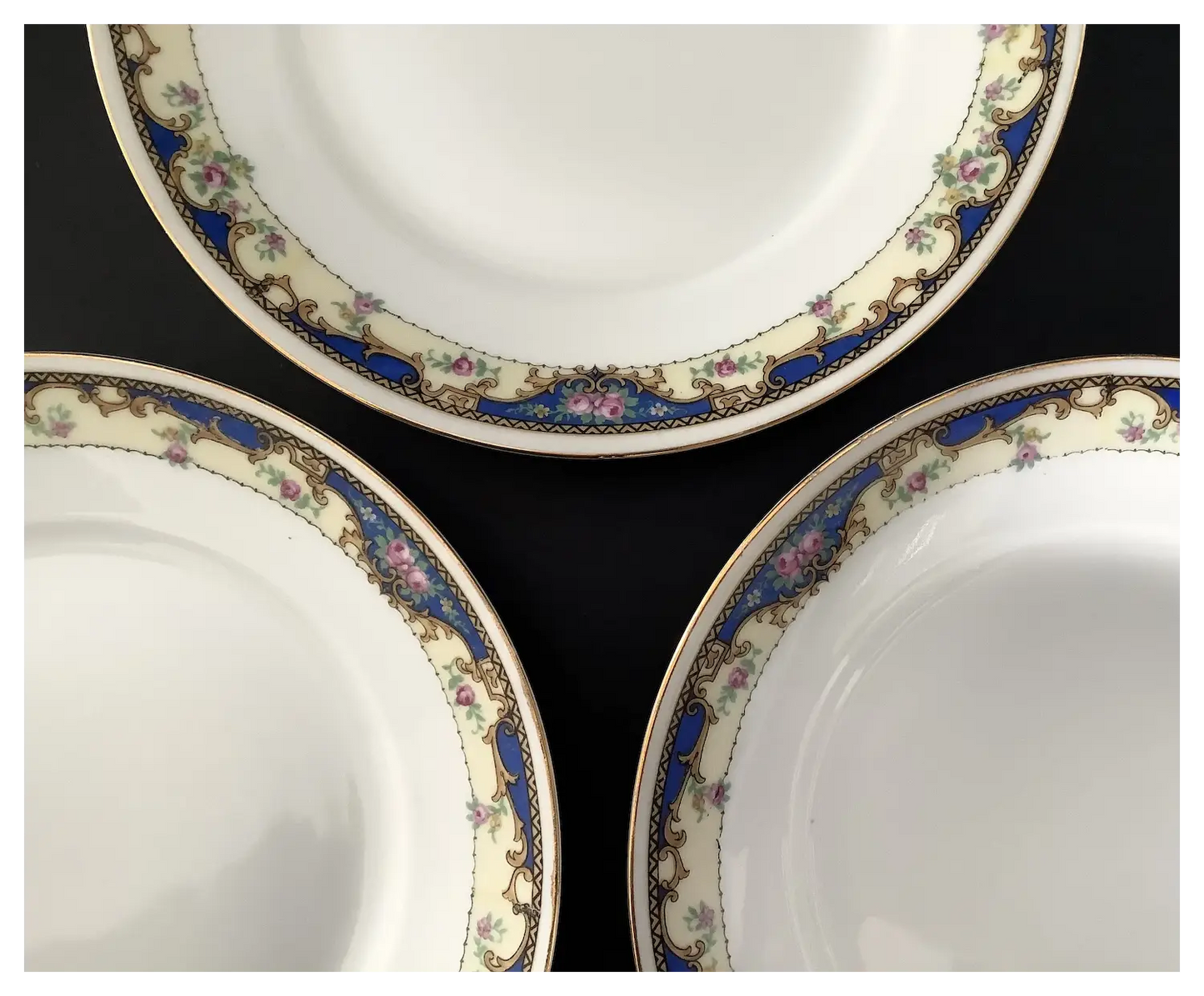 Union “K” Klosterle Bone China Plates/Bowl - Made in Czech-Slovakia