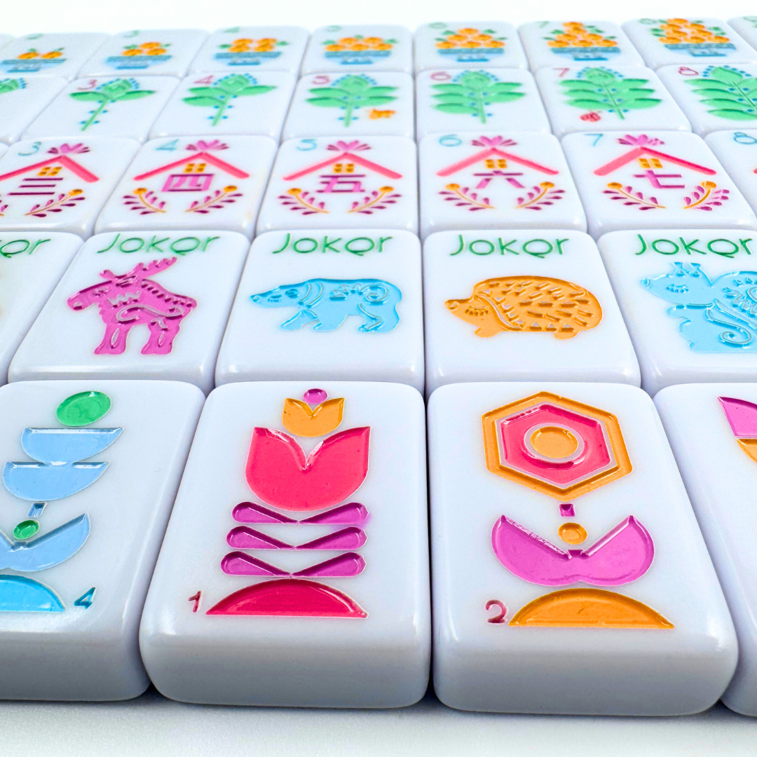 THE SCANDINAVIAN FOLK ART SERIES | Mahjong with Nordic Style