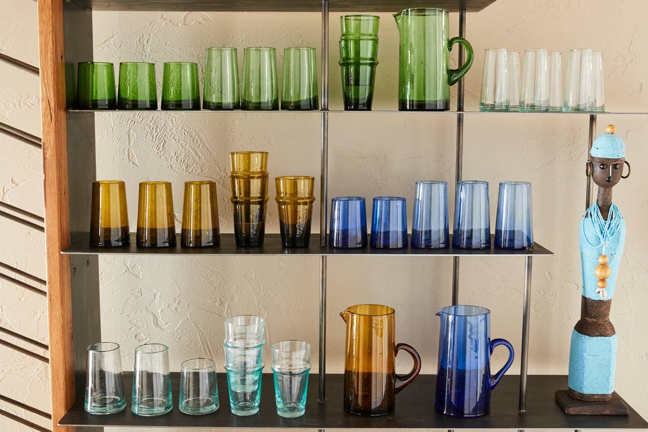 Clear Moroccan Drinking Glass