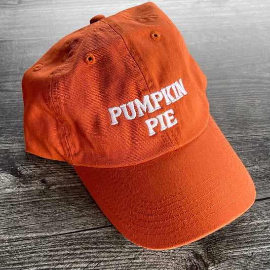 Pumpkin Pie Embroidered Hat