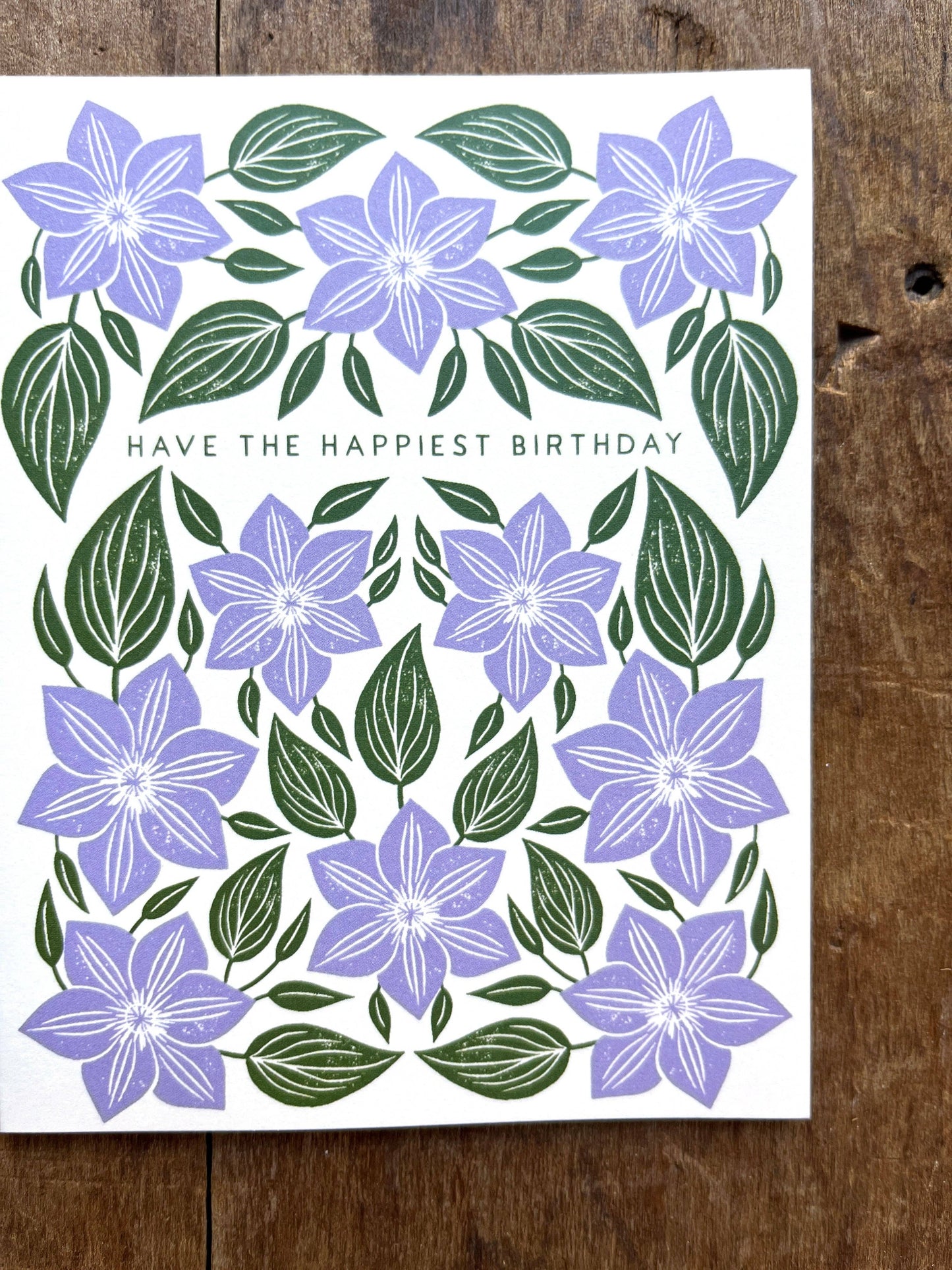 Happy birthday greeting card