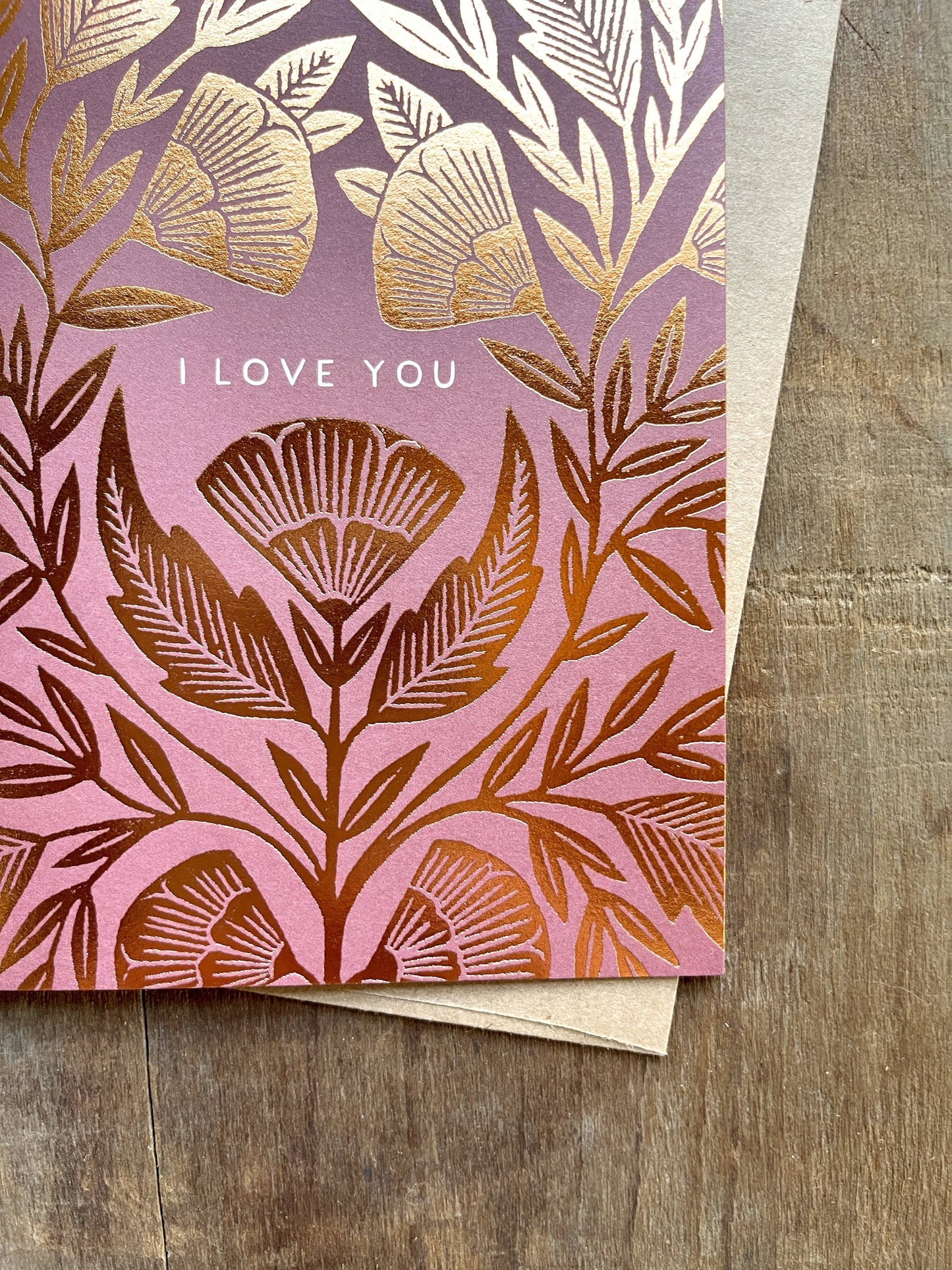 Katharine Watson - "I Love You," Greeting Card