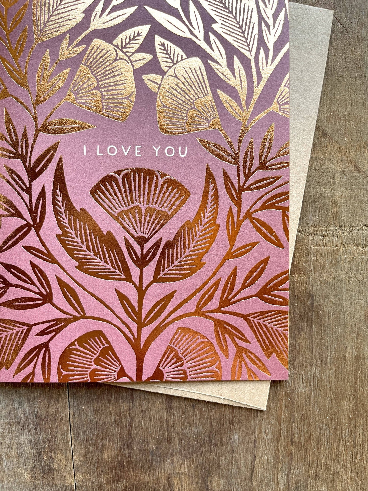 Katharine Watson - "I Love You," Greeting Card