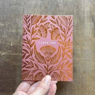 Katharine Watson - "I Love You," Greeting Card