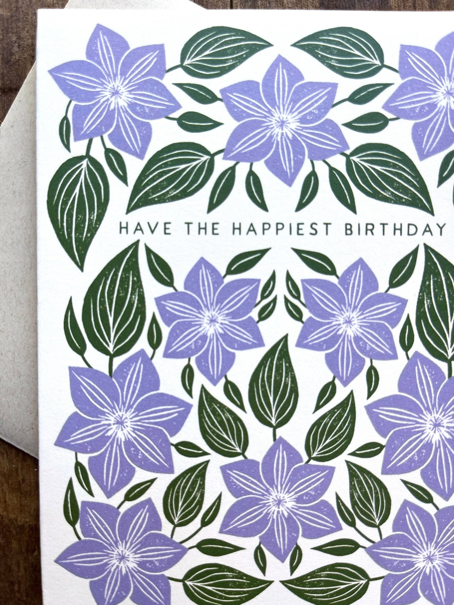 Happy birthday greeting card