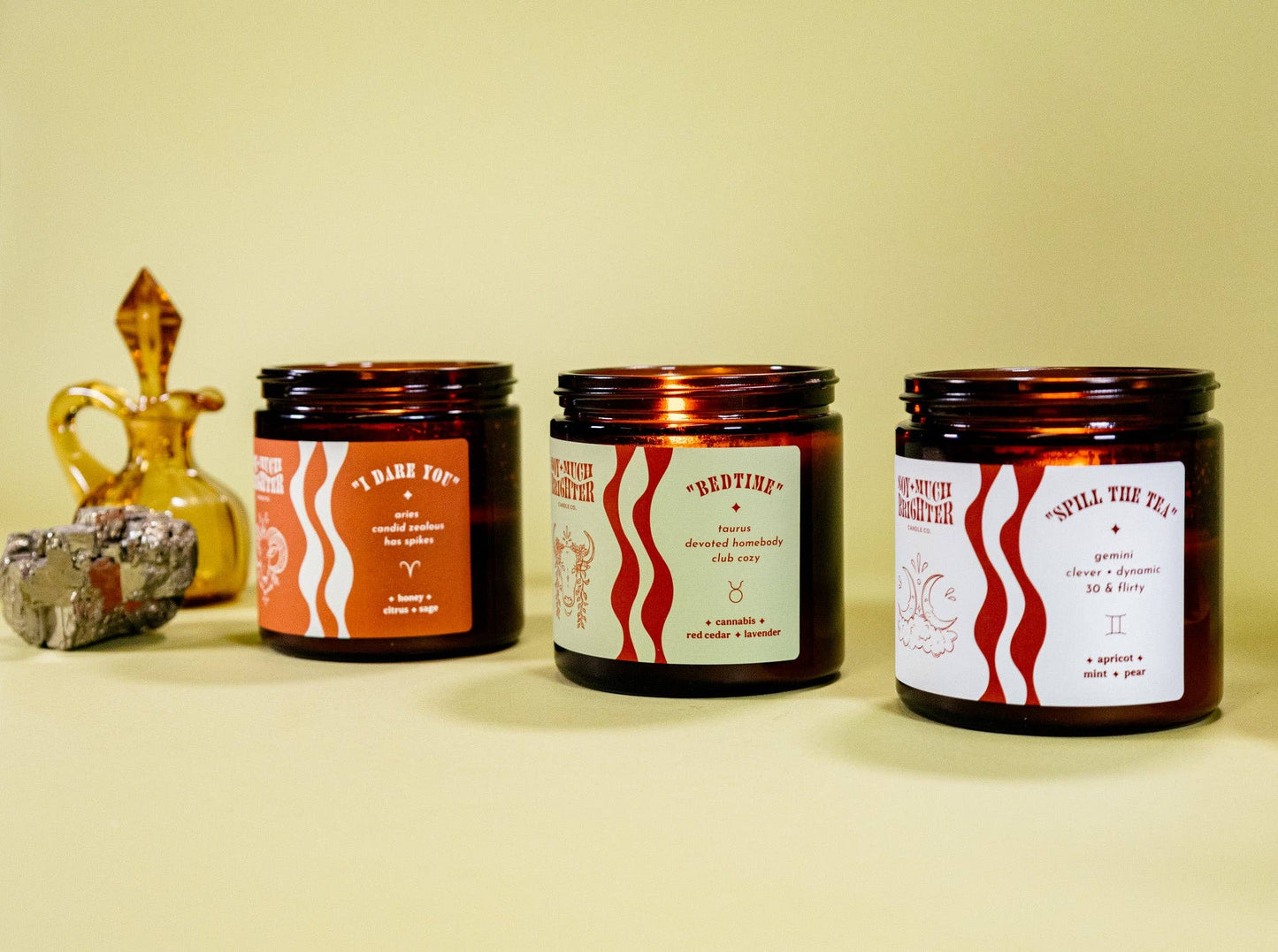 Gemini Zodiac Soy Candle