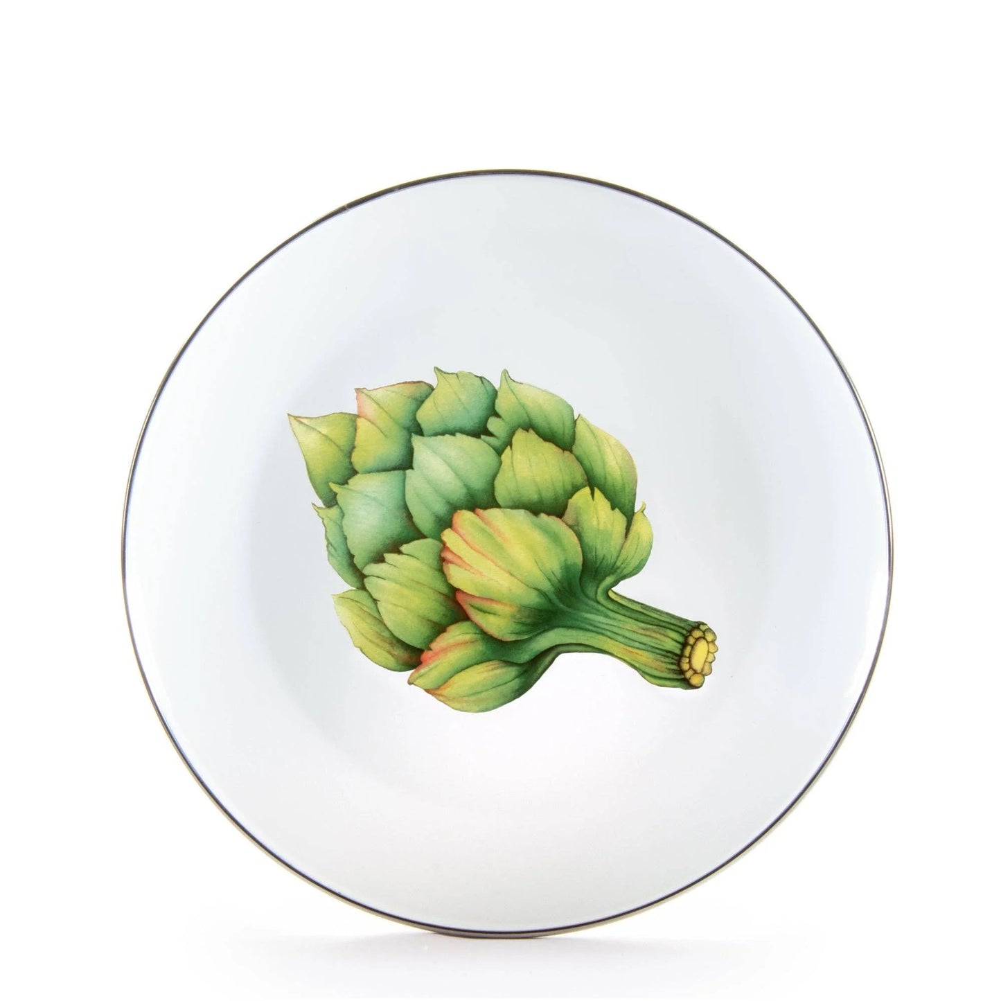 Artichoke Enamel Dinner Plate individual