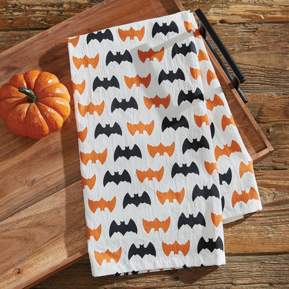 Bats Flour Sack Dishtowel