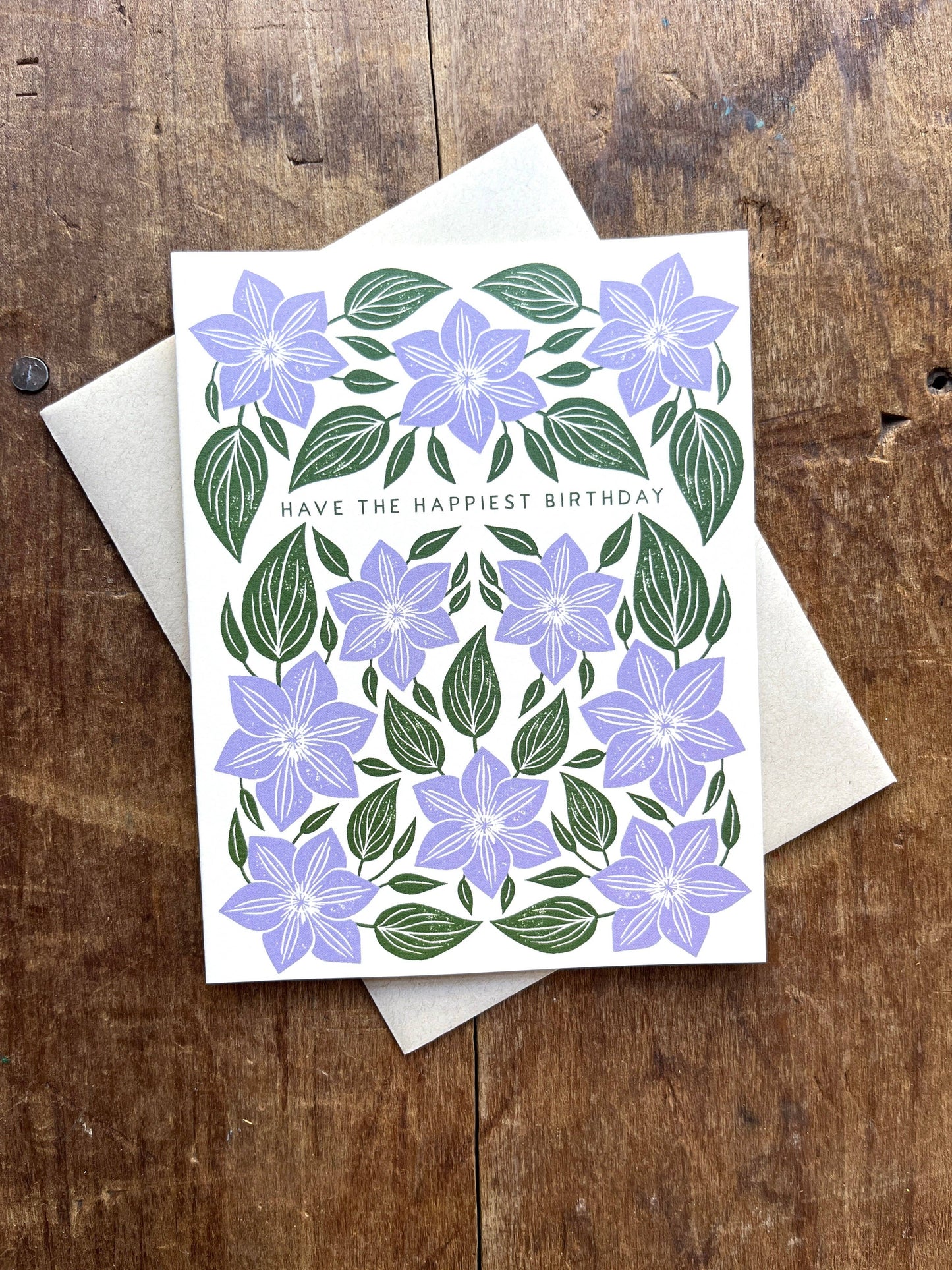 Happy birthday greeting card