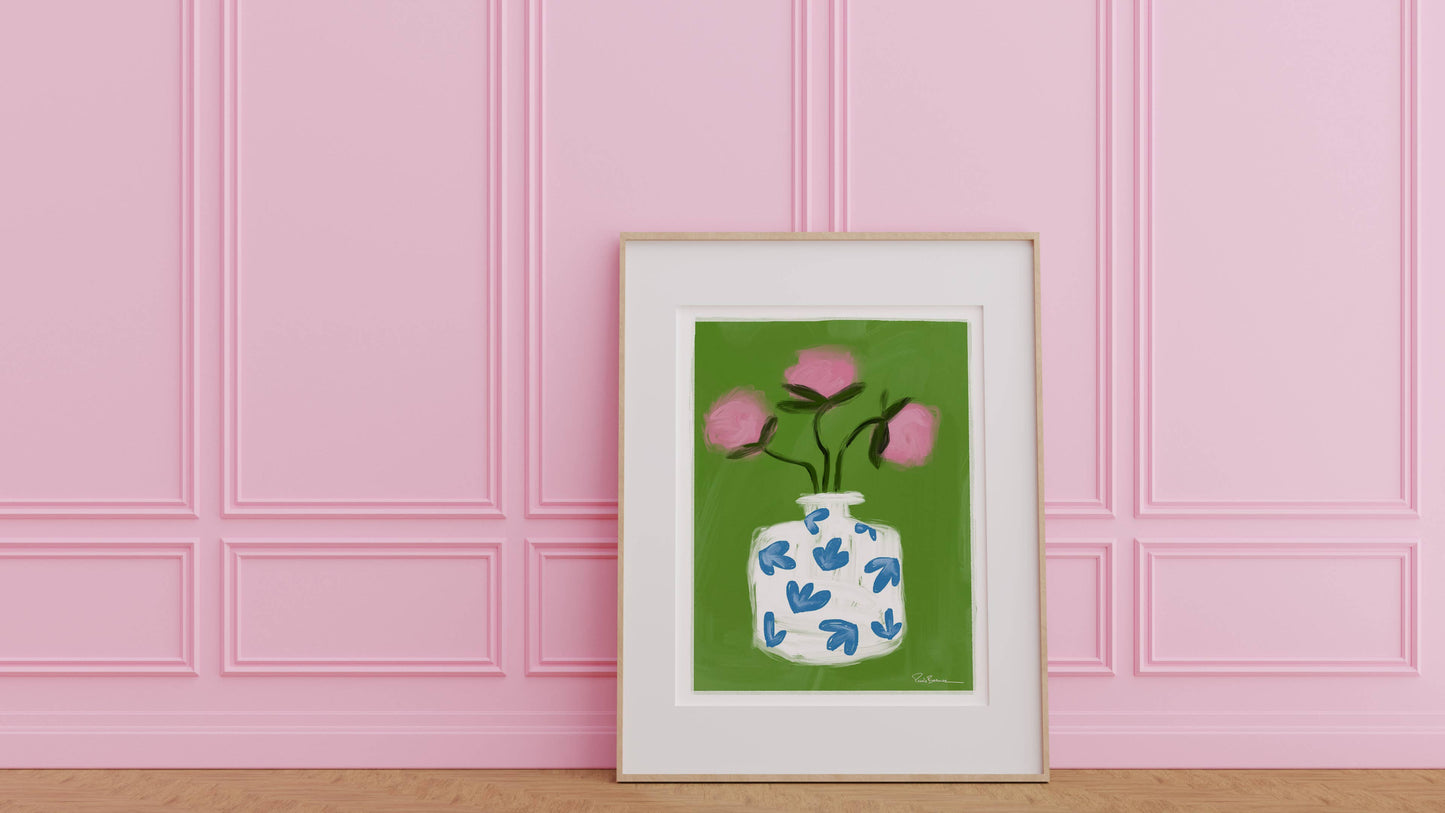 Pascale Berkowitz Studio Art - "Peonies" Giclée Fine Art Print