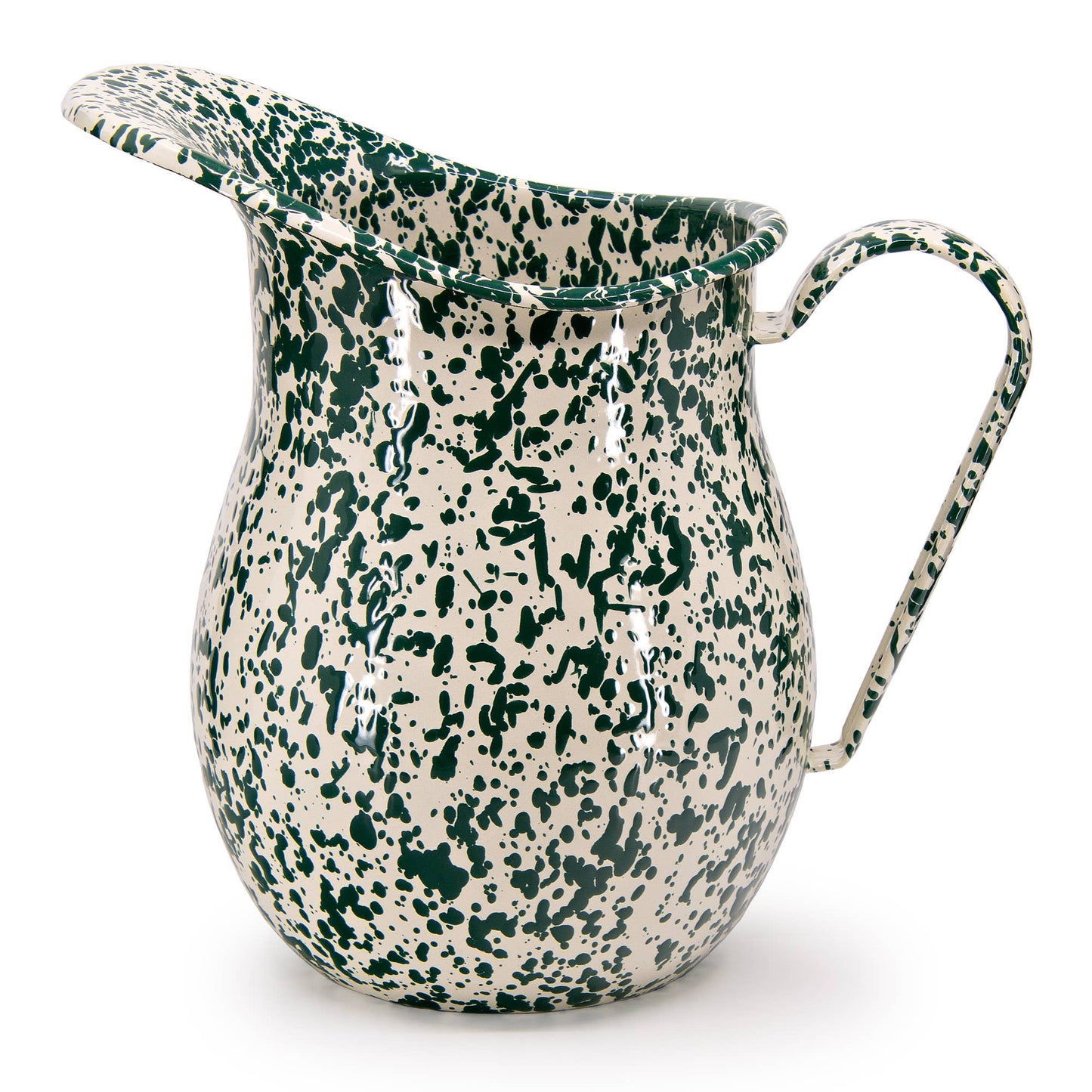 Splatter Enamelware Large Pitcher