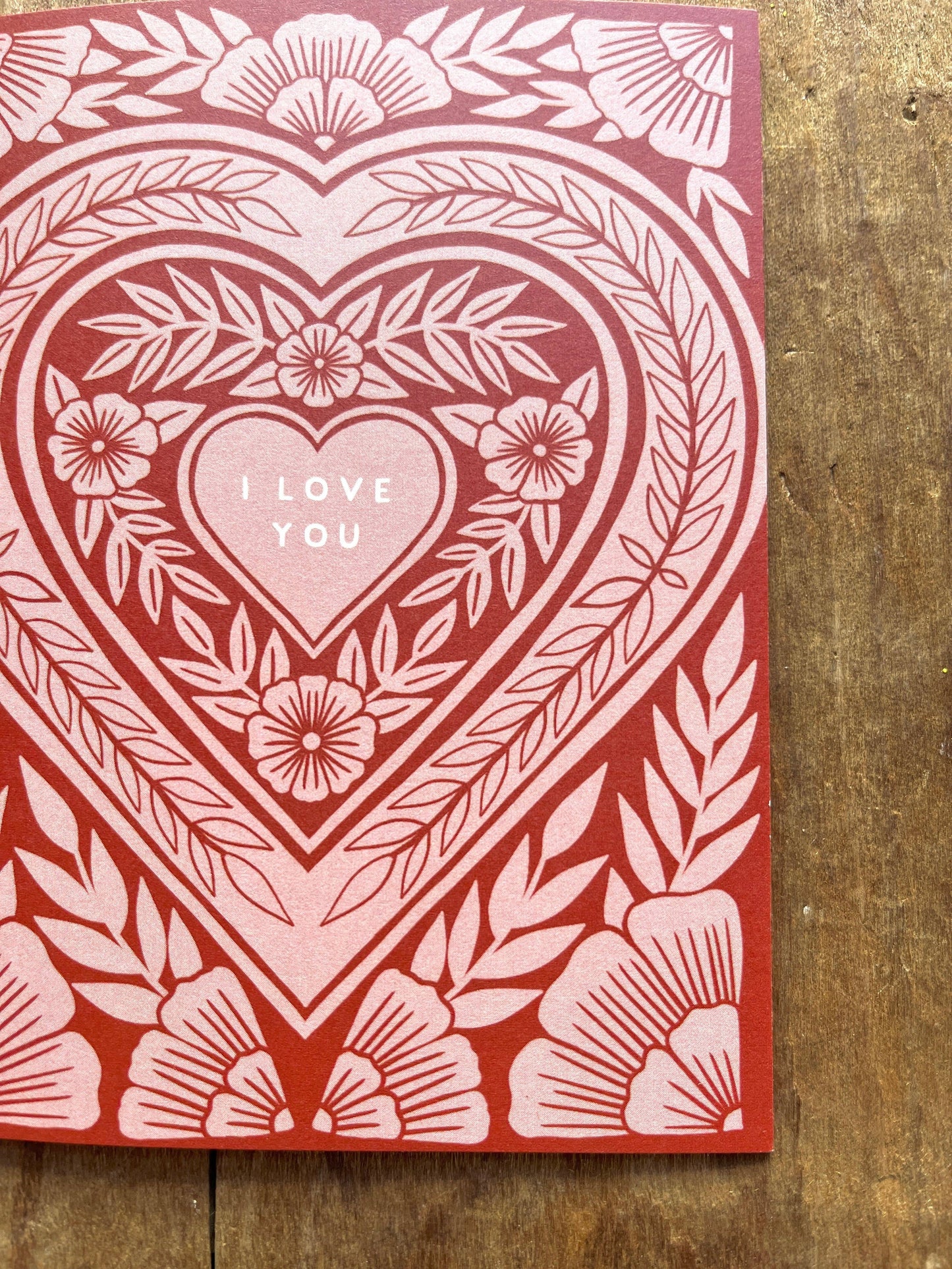 Katharine Watson - "I Love You," Greeting Card