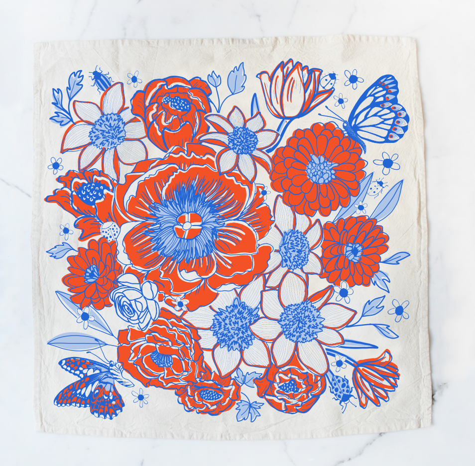 Dream Garden Tea Towel