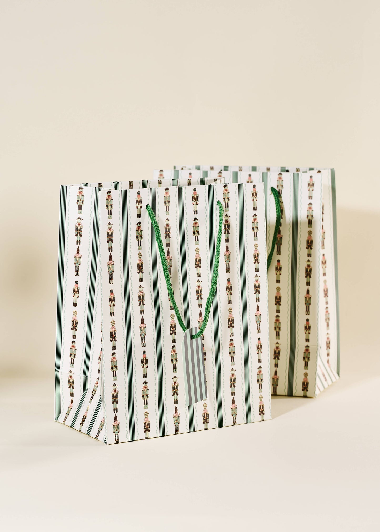 Nutcracker Stripe Medium Paper Gift Bag