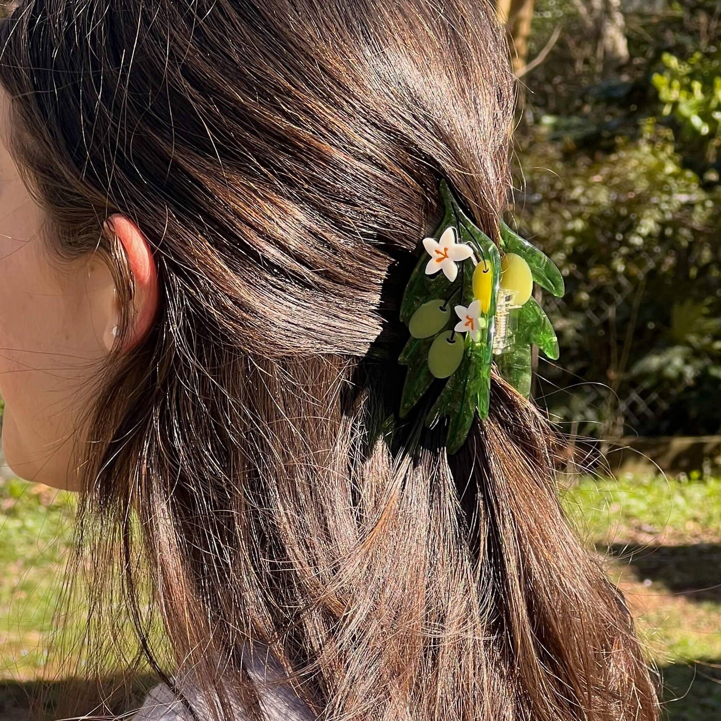 Jenny Lemons - Large Olive Branch Hair Claw Clip