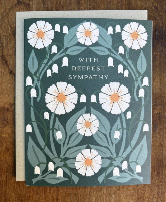 Katharine Watson - "With Deepest Sympathy," Greeting Card