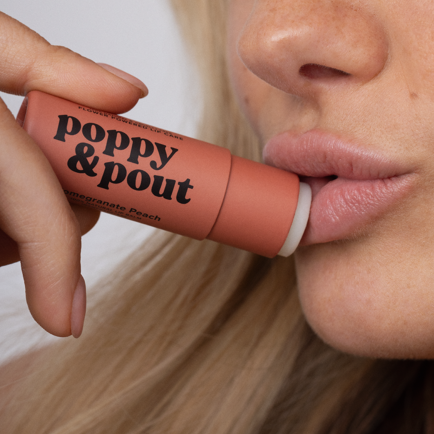 Poppy & Pout - Lip Balm, Pomegranate Peach