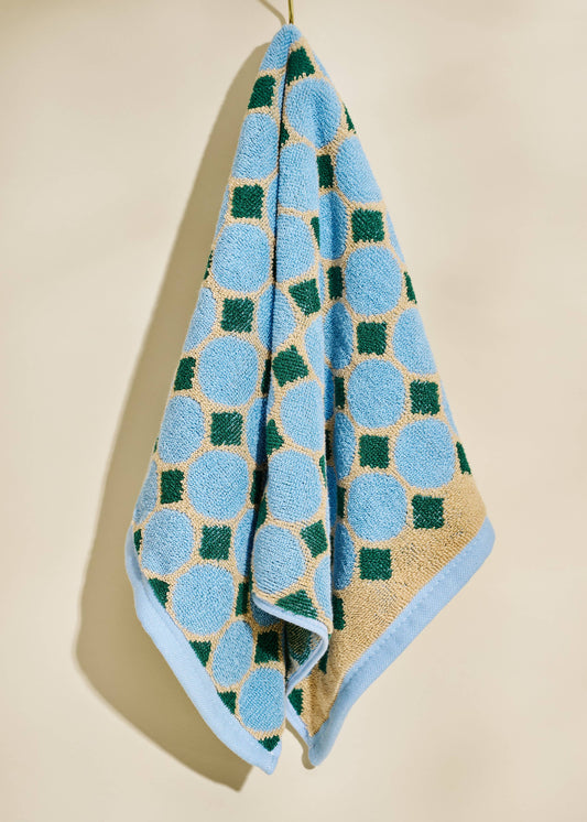 Poolside Cotton Terrycloth Hand Towel