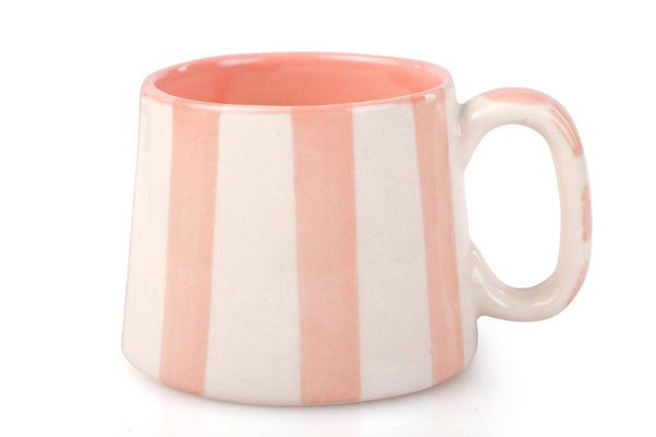 Ceramic Pink Stripe Espresso cup